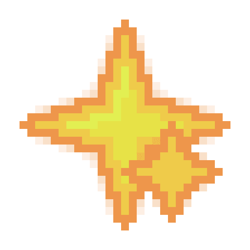 Pixelart illustration of stars, symbolising quality